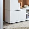 close up shot of storage cabinet 