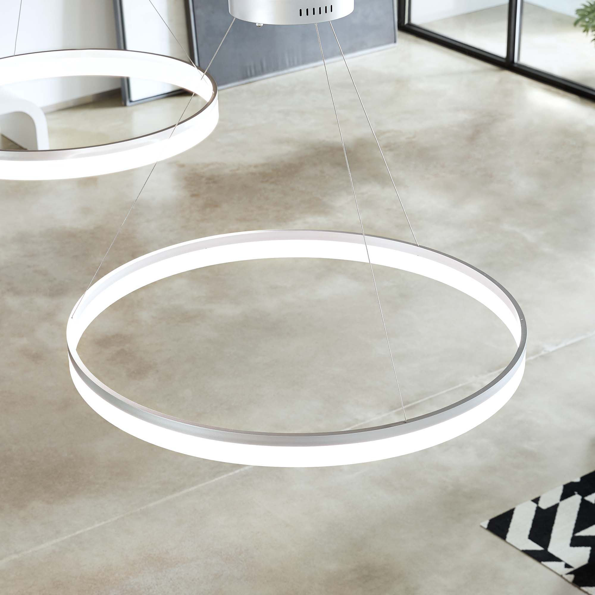 Led halo pendant light sale
