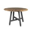 vari round table in butcher block