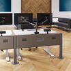 power beam in office setting 