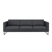 three-seat sofa  on white background