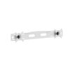 white finish monitor mount