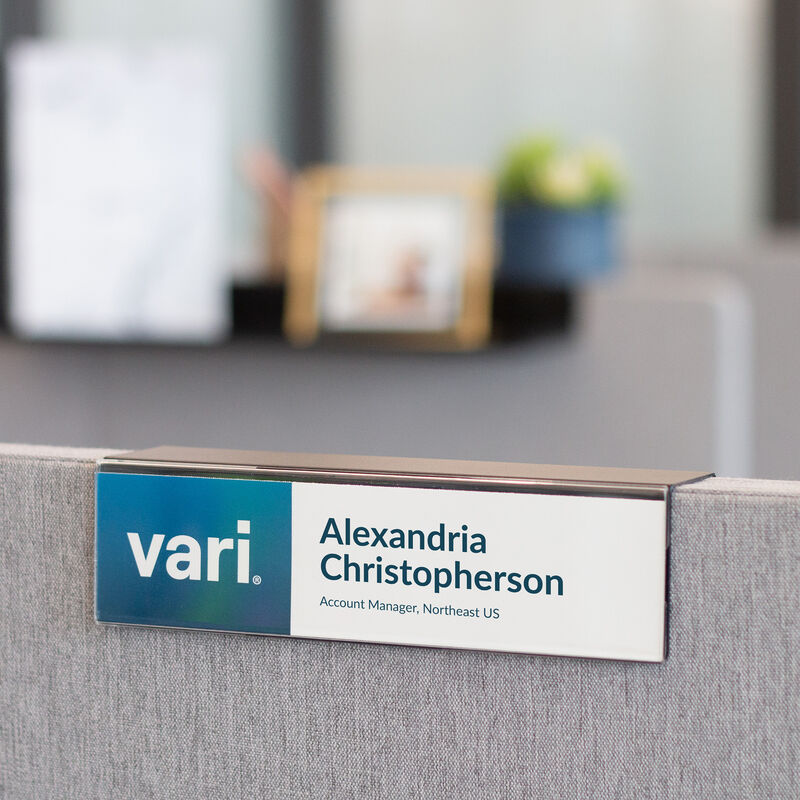 name plate on a cubicle image number null