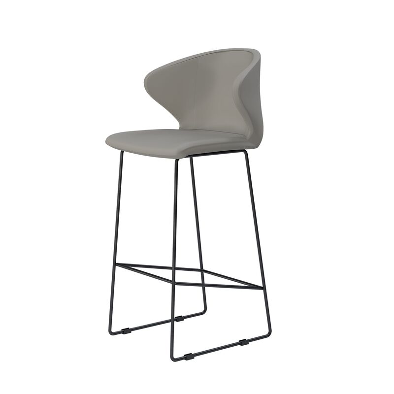 tall cafe chair in sand grey image number null