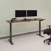 Electric standing desk 72x30 lowered in office