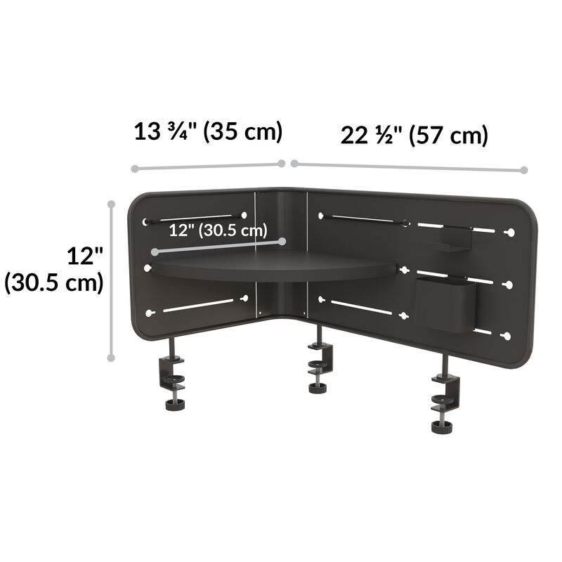 isolated image of corner accessory panel with specs image number null