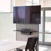 tv sizes from 40 inches to 65 inches can be mounted on the mobile media station