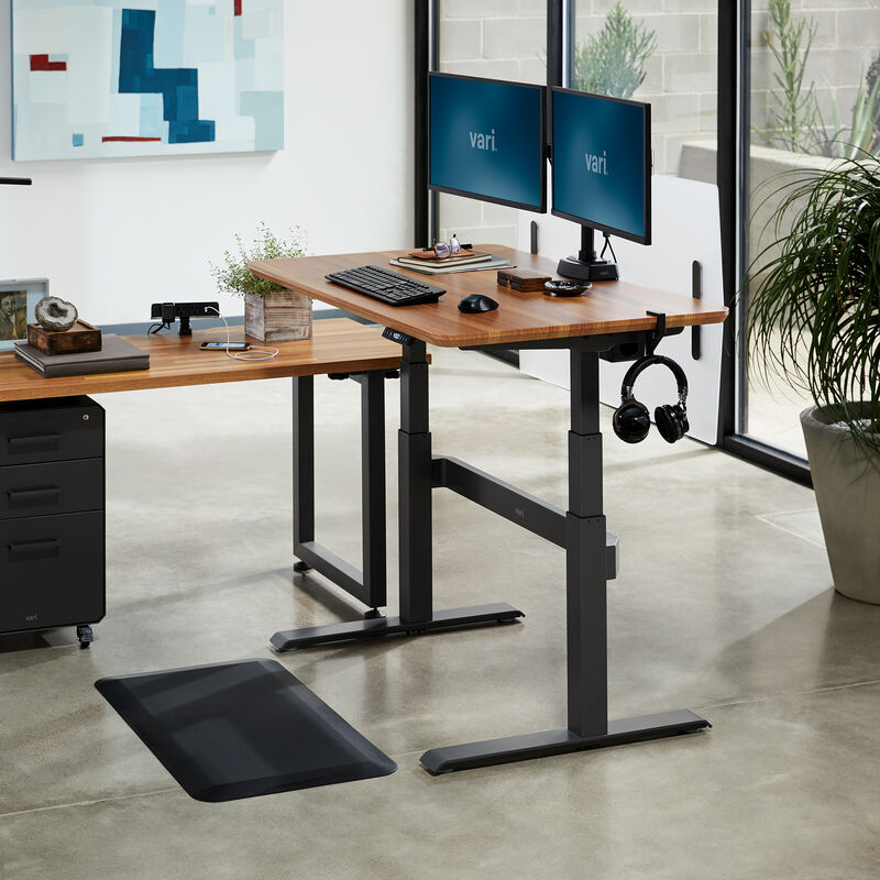 Electric Standing Desk 48x30 Sit To Stand Adjustable Desk Vari