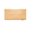 overhead view of a white oak wood desktop