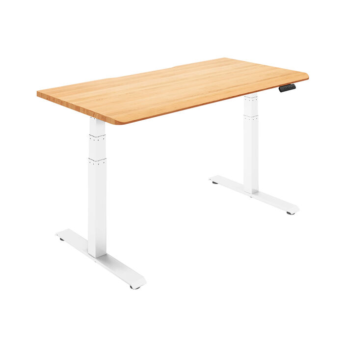 Solid Wood Electric Standing Desk 60x30 image number 1