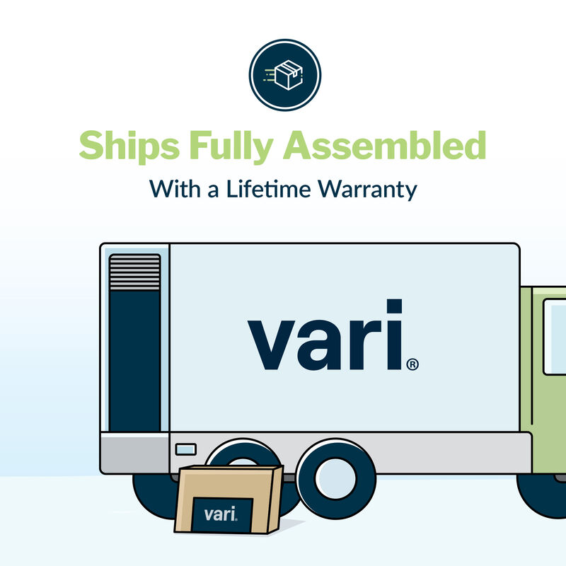 varidesk pro plus 36 is delivered fully assembled and has a lifetime warranty image number null