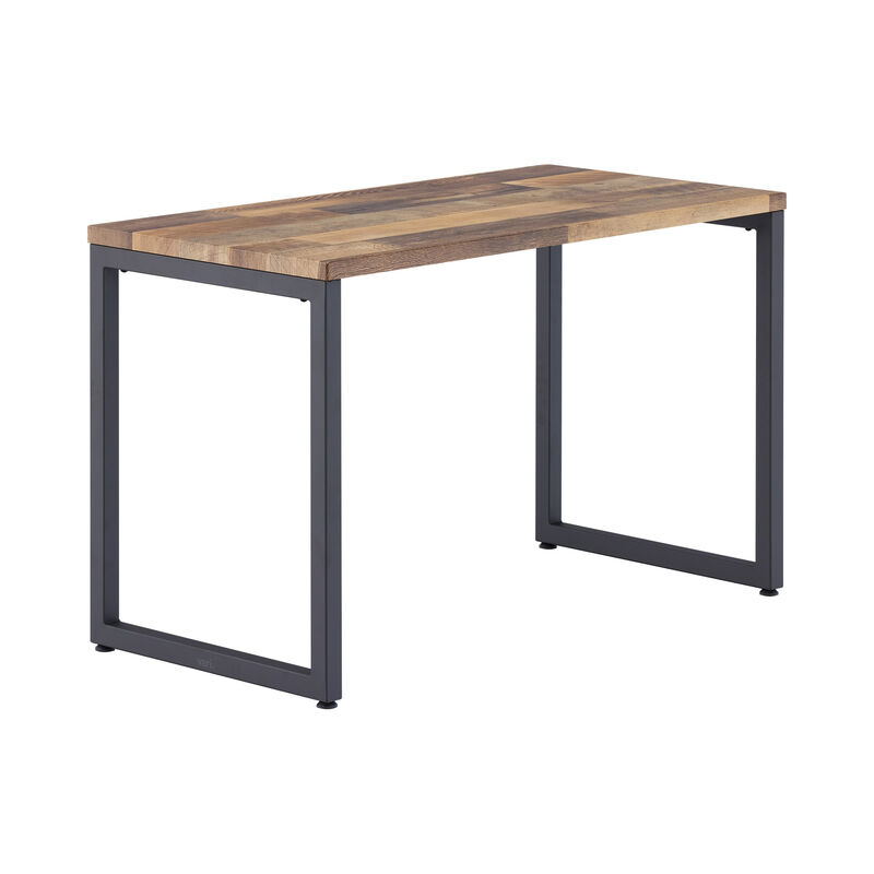 angle view of reclaimed wood finish table image number null