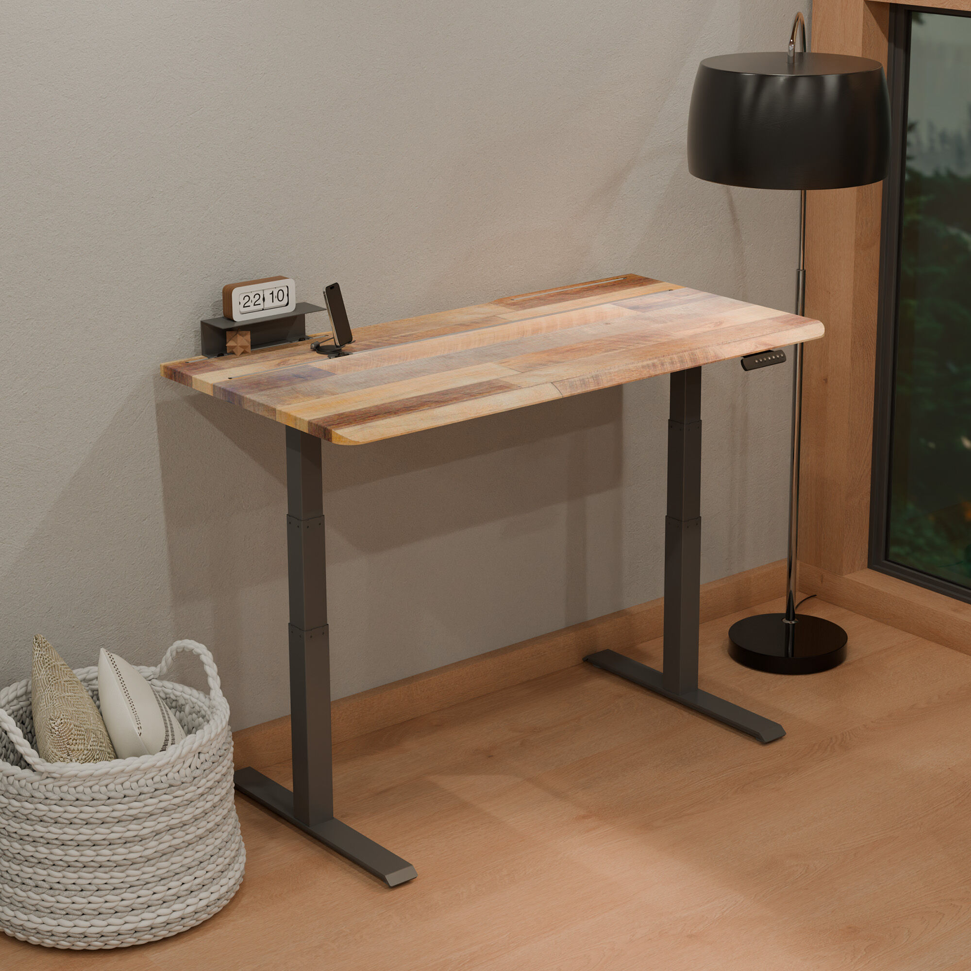Electric Standing Desk 60x30 with TechTrack™ | Sit-Stand