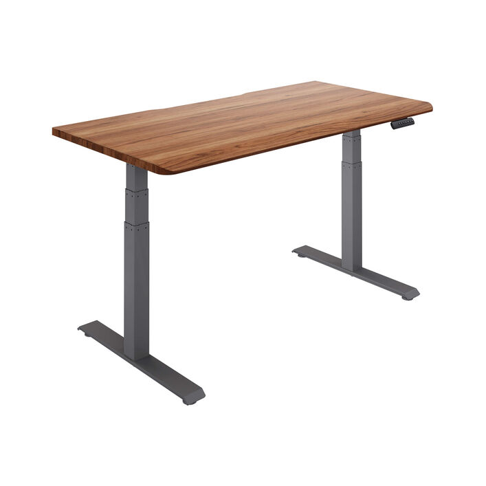 Solid Wood Electric Standing Desk 60x30 image number 1