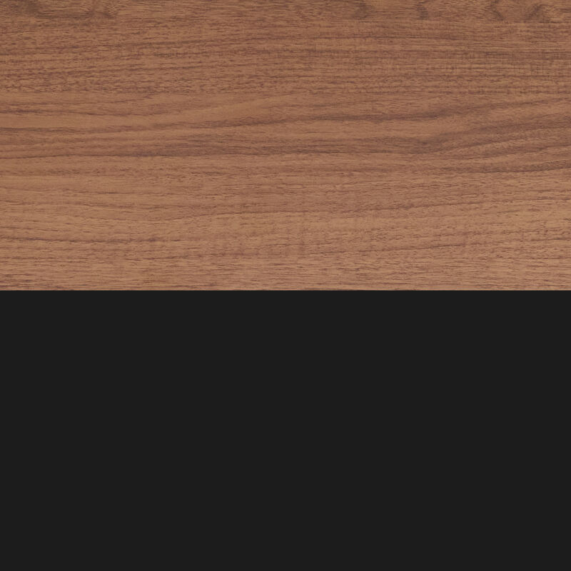 walnut and black swatch image number null