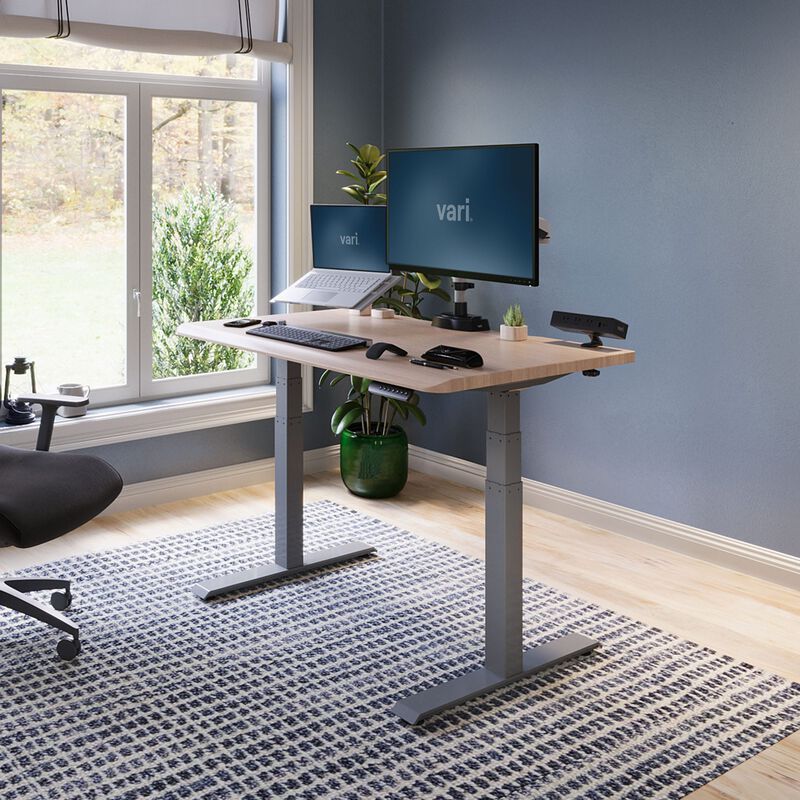 raised desk in a home office setting image number null