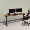 Electric standing desk 72x30 lowered in office