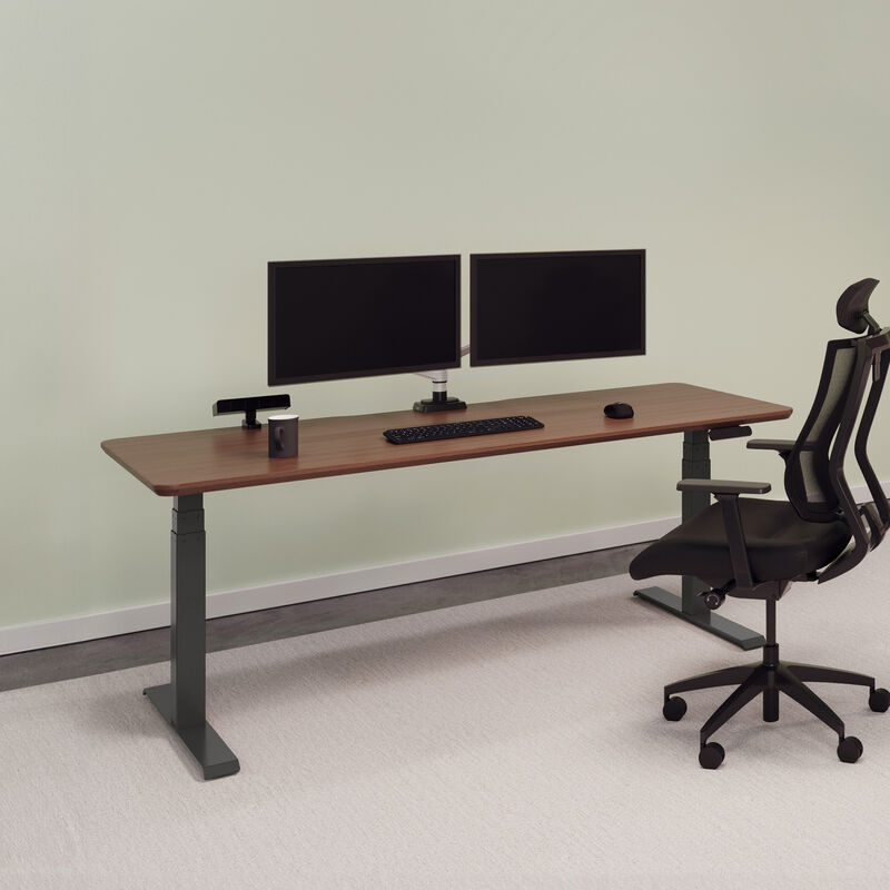 Electric standing desk 72x30 lowered in office image number null