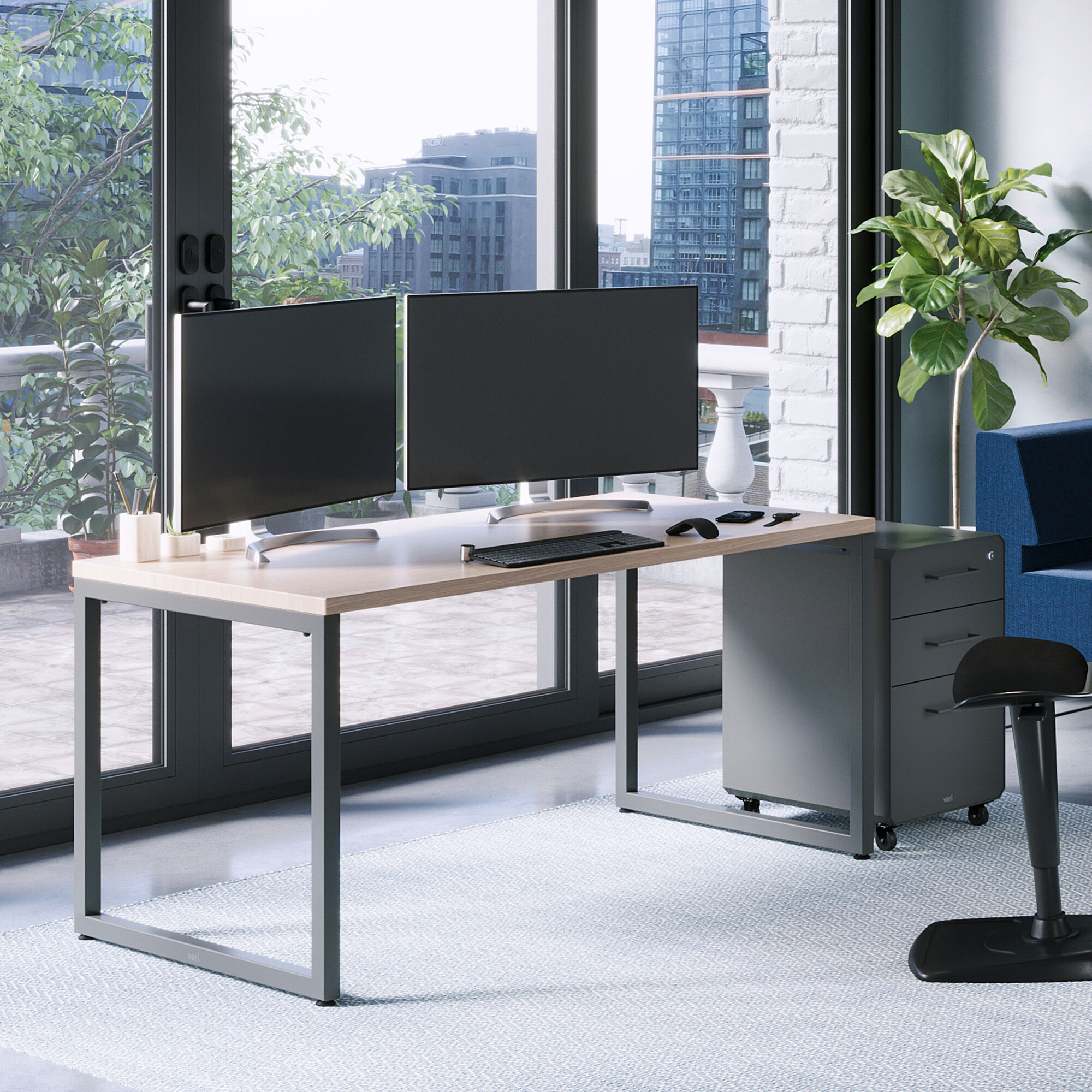 Vari Table 60x30 Black