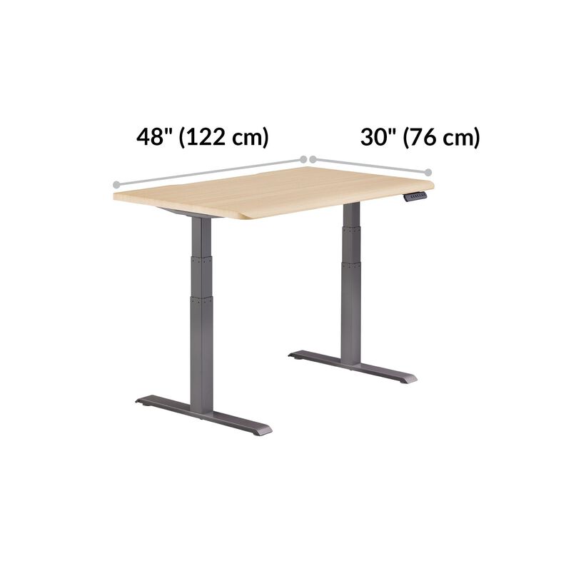 front view of desk with measurements image number null