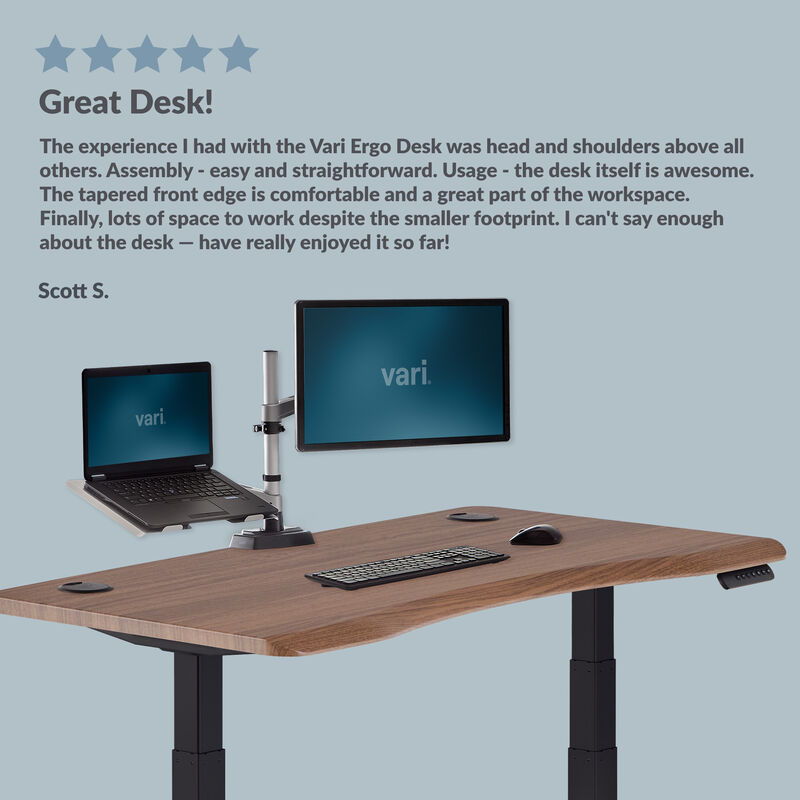 Ergo Electric Standing Desk 54x26 image number null