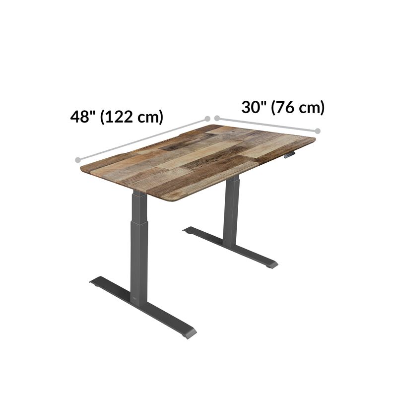 Electric Standing Desk 48x30, Height Adjustable Desks