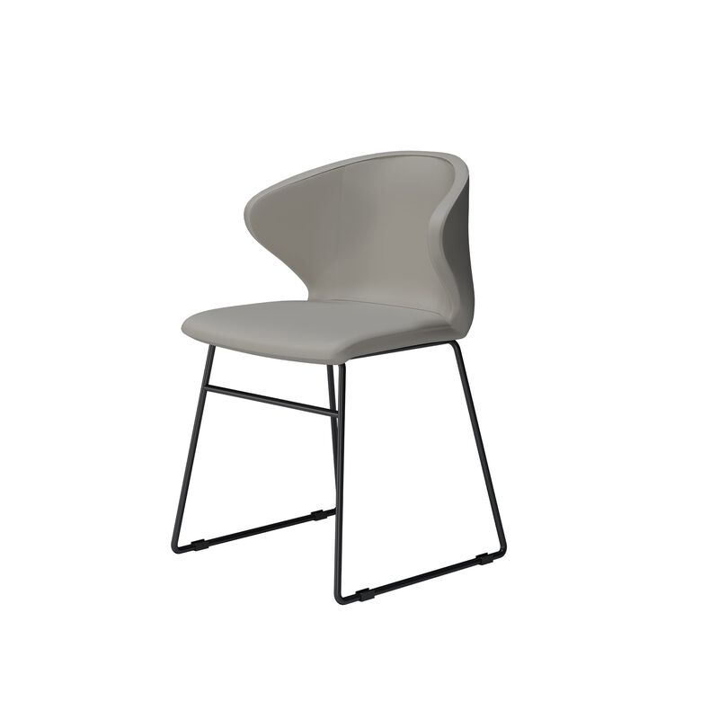 sand grey cafe chair on white background image number null
