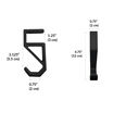desk hooks with measurements