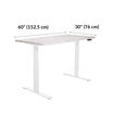Electric Standing Desk with ComfortEdge&trade; 60x30