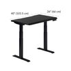Electric Standing Desk with ComfortEdge&trade; 40x26