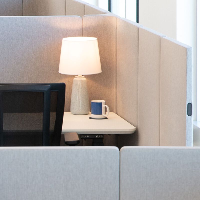 desk accessories setup in a quickflex cube image number null