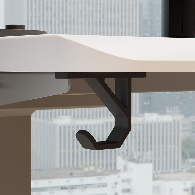 zoomed in vari undermount bag hook attached to desk image number null