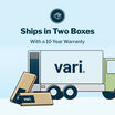 conference table ships in two boxes
