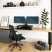 VariDesk&reg; Premier Electric Dual-Monitor Series 2