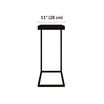 laptop side table is 11 inches wide