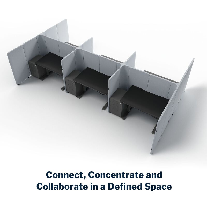 connect, concentrate and collaborate in a defined space with new quickflex cubes image number null