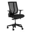 black task chair on white background