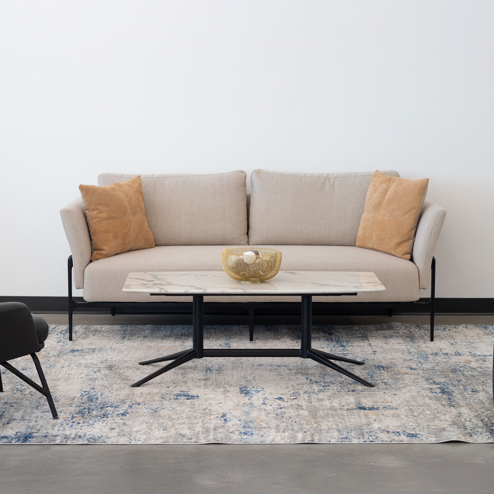 Contemporary Three-Seat Sofa - Thumbnail 2