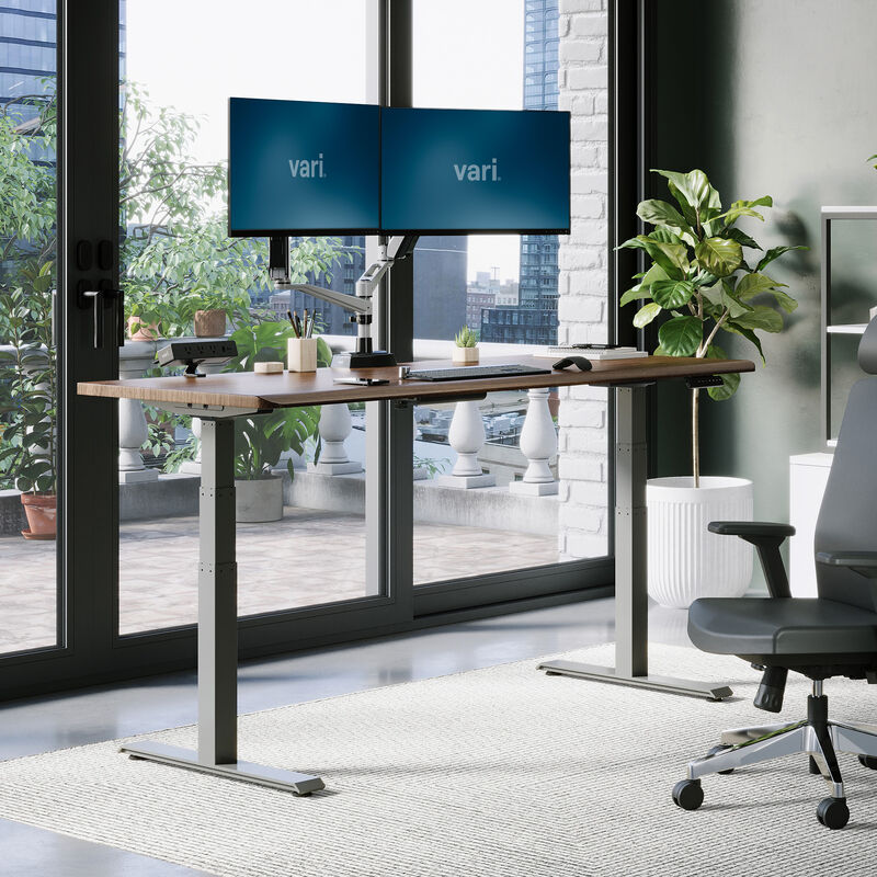 raised desk in a home office setting image number null