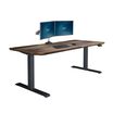 reclaimed wood electric standing desk