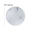 large nesting table diameter is 39 and 3 quarter inches