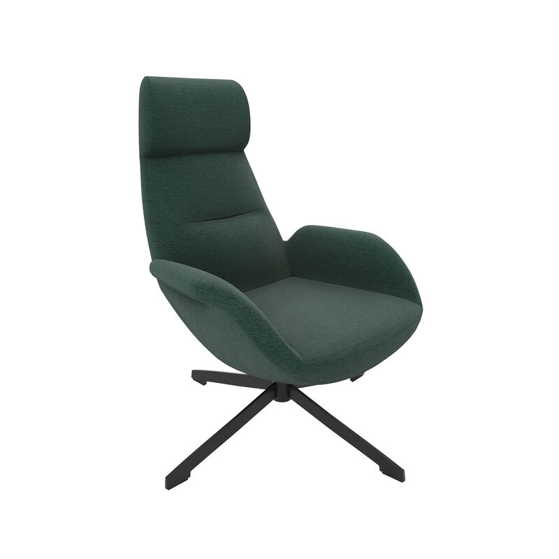 angle image of moss green lounge chair image number null