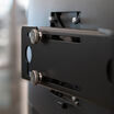 backside view of premier monitor mount setup on the premier electric single monitor