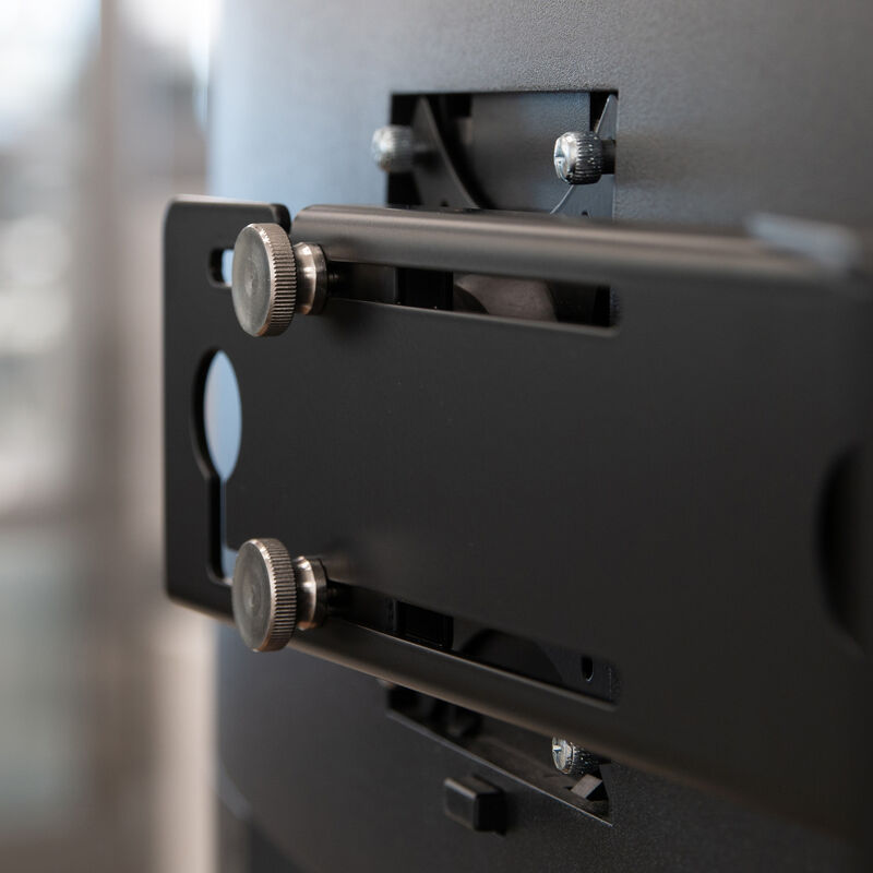 backside view of premier monitor mount setup on the premier electric single monitor image number null