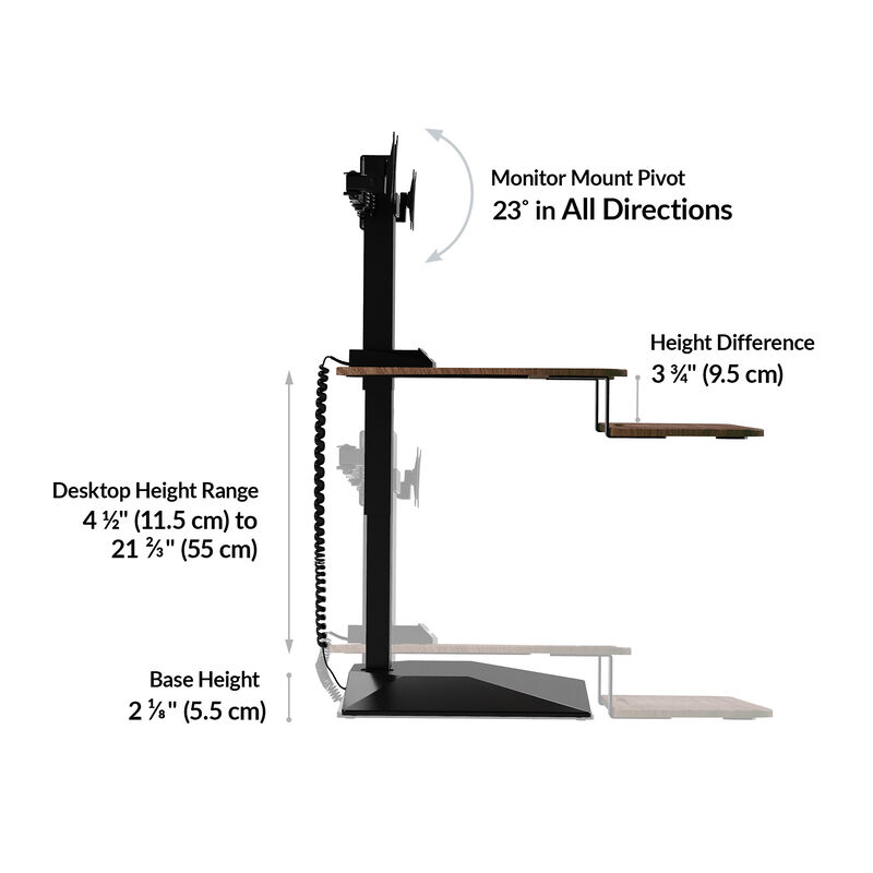 VariDesk&reg; Premier Electric Dual-Monitor Series 2 image number null