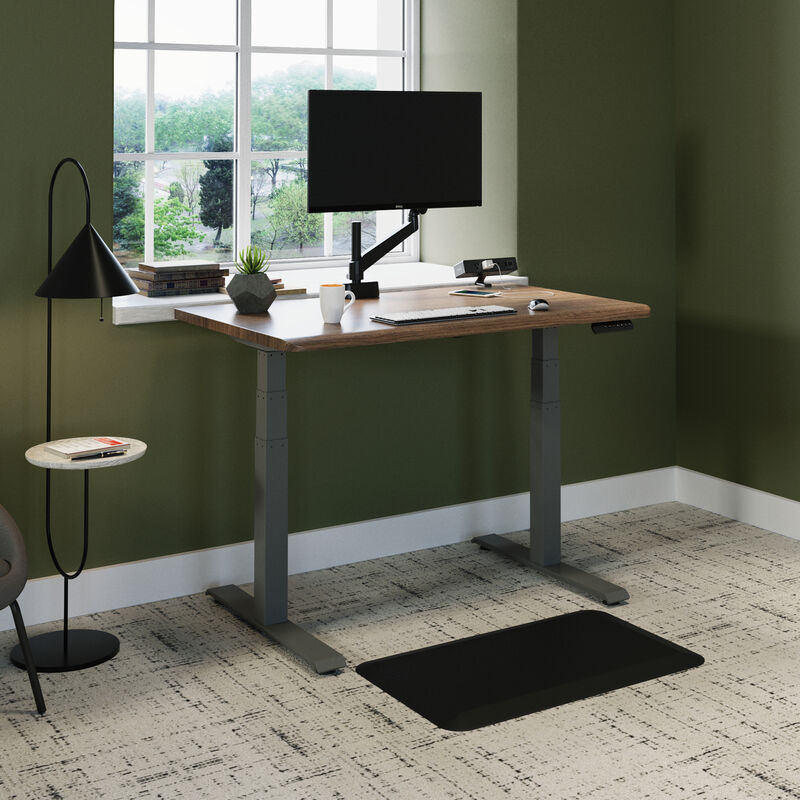sit stand workstation bundle in a home office image number null