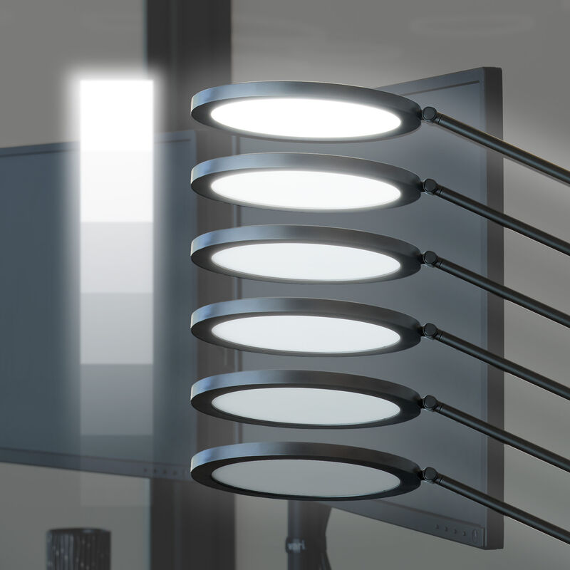 gradients of light displayed to show the brightness adjustability image number null