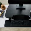 overhead view of the vari essential 30 desk converter