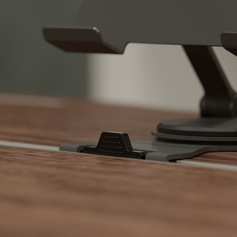 close up view of the base of the tablet stand image number null