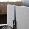 cube hook hanging on a panel